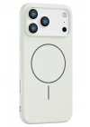 Mey İthalat®   iPhone 17 Pro Jully Magsafe Kapak - Beyaz