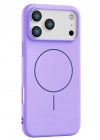 Mey İthalat®   iPhone 17 Pro Jully Magsafe Kapak - Lila