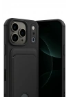 Mey İthalat®   iPhone 17 Pro Kelvin Kartvizitli Silikon - Siyah
