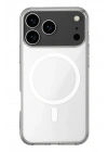 Mey İthalat®  iPhone 17 Pro Kılıf Magneticsafe Şeffaf Silikon - Şeffaf