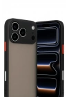 Mey İthalat®  iPhone 17 Pro Kılıf Montreal Silikon Kapak - Siyah