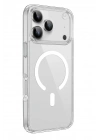 Mey İthalat®  iPhone 17 Pro Kılıf Pc Real Magsafe Kapak - Şeffaf