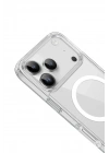 Mey İthalat®  iPhone 17 Pro Kılıf Pc Real Magsafe Kapak - Şeffaf