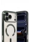 Mey İthalat®   iPhone 17 Pro Kross Magneticsafe Kapak - Koyu Yeşil