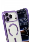 Mey İthalat®   iPhone 17 Pro Kross Magneticsafe Kapak - Mor