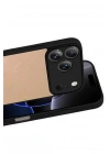 Mey İthalat®   iPhone 17 Pro Max Aras Deri Kapak - Pudra