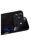Mey İthalat®   iPhone 17 Pro Max Aras Deri Kapak - Siyah