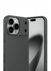 Mey İthalat®   iPhone 17 Pro Max Auto Focus Karbon Kapak - Gri