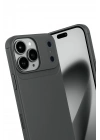 Mey İthalat®   iPhone 17 Pro Max Auto Focus Karbon Kapak - Gri