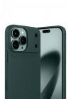 Mey İthalat®   iPhone 17 Pro Max Auto Focus Karbon Kapak - Koyu Yeşil