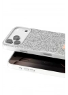 Mey İthalat®   iPhone 17 Pro Max Bright Simli Kapak - Beyaz