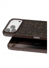 Mey İthalat®   iPhone 17 Pro Max Bright Simli Kapak - Gold