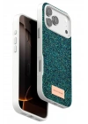 Mey İthalat®   iPhone 17 Pro Max Bright Simli Kapak - Koyu Yeşil