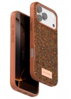 Mey İthalat®   iPhone 17 Pro Max Bright Simli Kapak - Turuncu