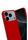 Mey İthalat®   iPhone 17 Pro Max First Silikon - Kırmızı