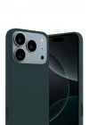 Mey İthalat®   iPhone 17 Pro Max First Silikon - Koyu Yeşil