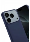 Mey İthalat®   iPhone 17 Pro Max First Silikon - Lacivert