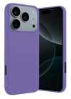 Mey İthalat®   iPhone 17 Pro Max First Silikon - Lila
