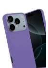 Mey İthalat®   iPhone 17 Pro Max First Silikon - Lila