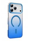 Mey İthalat®   iPhone 17 Pro Max Glossy Magsafe Kapak - Mavi