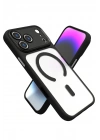 Mey İthalat®   iPhone 17 Pro Max Hazar Magsafe Kapak - Siyah