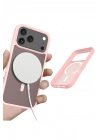 Mey İthalat®   iPhone 17 Pro Max Jota Magsafe Kapak - Pudra