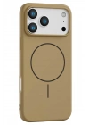 Mey İthalat®   iPhone 17 Pro Max Jully Magsafe Kapak - Çöl Titanyum
