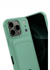 Mey İthalat®   iPhone 17 Pro Max Kelvin Kartvizitli Silikon - Açık Yeşil