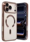 Mey İthalat®   iPhone 17 Pro Max Kross Magneticsafe Kapak - Çöl Titanyum
