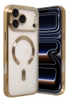 Mey İthalat®   iPhone 17 Pro Max Kross Magneticsafe Kapak - Gold