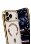 Mey İthalat®   iPhone 17 Pro Max Kross Magneticsafe Kapak - Gold