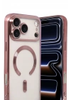 Mey İthalat®   iPhone 17 Pro Max Kross Magneticsafe Kapak - Rose