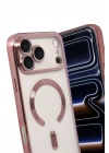 Mey İthalat®   iPhone 17 Pro Max Kross Magneticsafe Kapak - Rose