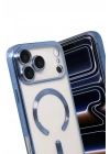 Mey İthalat®   iPhone 17 Pro Max Kross Magneticsafe Kapak - Sierra Blue
