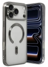 Mey İthalat®   iPhone 17 Pro Max Kross Magneticsafe Kapak - Titan Gri