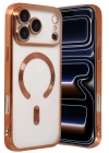 Mey İthalat®   iPhone 17 Pro Max Kross Magneticsafe Kapak - Turuncu