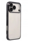 Mey İthalat®   iPhone 17 Pro Max  Lensli Silikon - Siyah