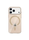 Mey İthalat®   iPhone 17 Pro Max PC Blank Magsafe Kapak - Çöl Titanyum