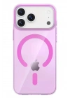 Mey İthalat®   iPhone 17 Pro Max PC Blank Magsafe Kapak - Pembe