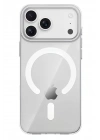 Mey İthalat®   iPhone 17 Pro Max PC Blank Magsafe Kapak - Şeffaf