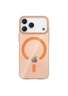 Mey İthalat®   iPhone 17 Pro Max PC Blank Magsafe Kapak - Turuncu