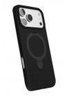 Mey İthalat®   iPhone 17 Pro Max Regal Magsafe Standlı Kapak - Siyah