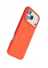 Mey İthalat®   iPhone 17 Pro Max Regal Magsafe Standlı Kapak - Turuncu