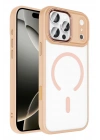 Mey İthalat®   iPhone 17 Pro Max Terea Magsafe Kapak - Pembe