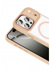 Mey İthalat®   iPhone 17 Pro Max Terea Magsafe Kapak - Pembe