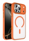 Mey İthalat®   iPhone 17 Pro Max Terea Magsafe Kapak - Turuncu
