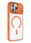 Mey İthalat®   iPhone 17 Pro Max Terea Magsafe Kapak - Turuncu