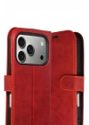 Mey İthalat®   iPhone 17 Pro Max Trend S Plus Kapaklı Kılıf - Kırmızı