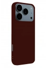 Mey İthalat®   iPhone 17 Pro Nano içi Kadife Silikon - Bordo