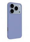 Mey İthalat®   iPhone 17 Pro Nano içi Kadife Silikon - Lila
